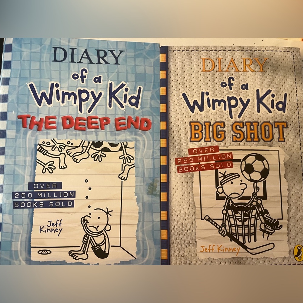Diary of a Wimpy Kid Book Set (book 15 and 16)